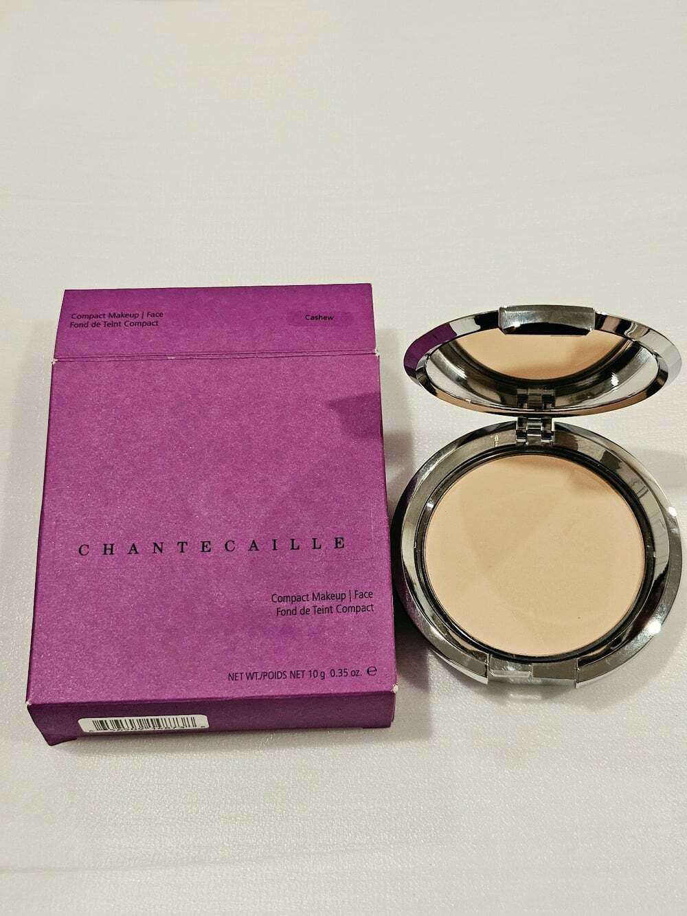 OVER $85 MSRP - Chantecaille Compact Makeup powder foundation shade Cashew.